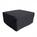 Mayhour Patio Outdoor Table Cover Waterproof Black Furniture Cover Protector UV Resistant Rain Snow Dust Wind-proof Extra Large Square Desk Cover 98in (98x98x35in)